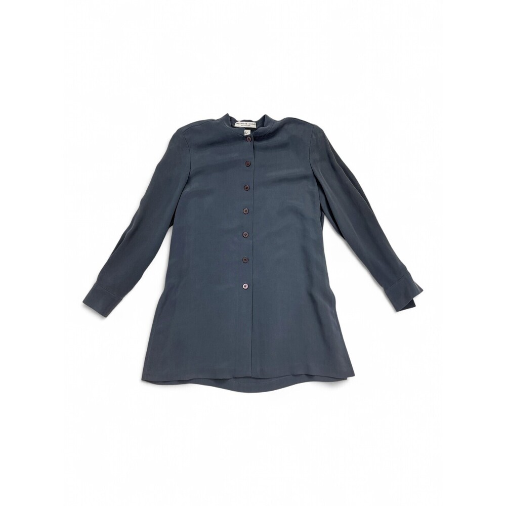 Josephine Chaus Button-Front Tunic Blouse Size 8